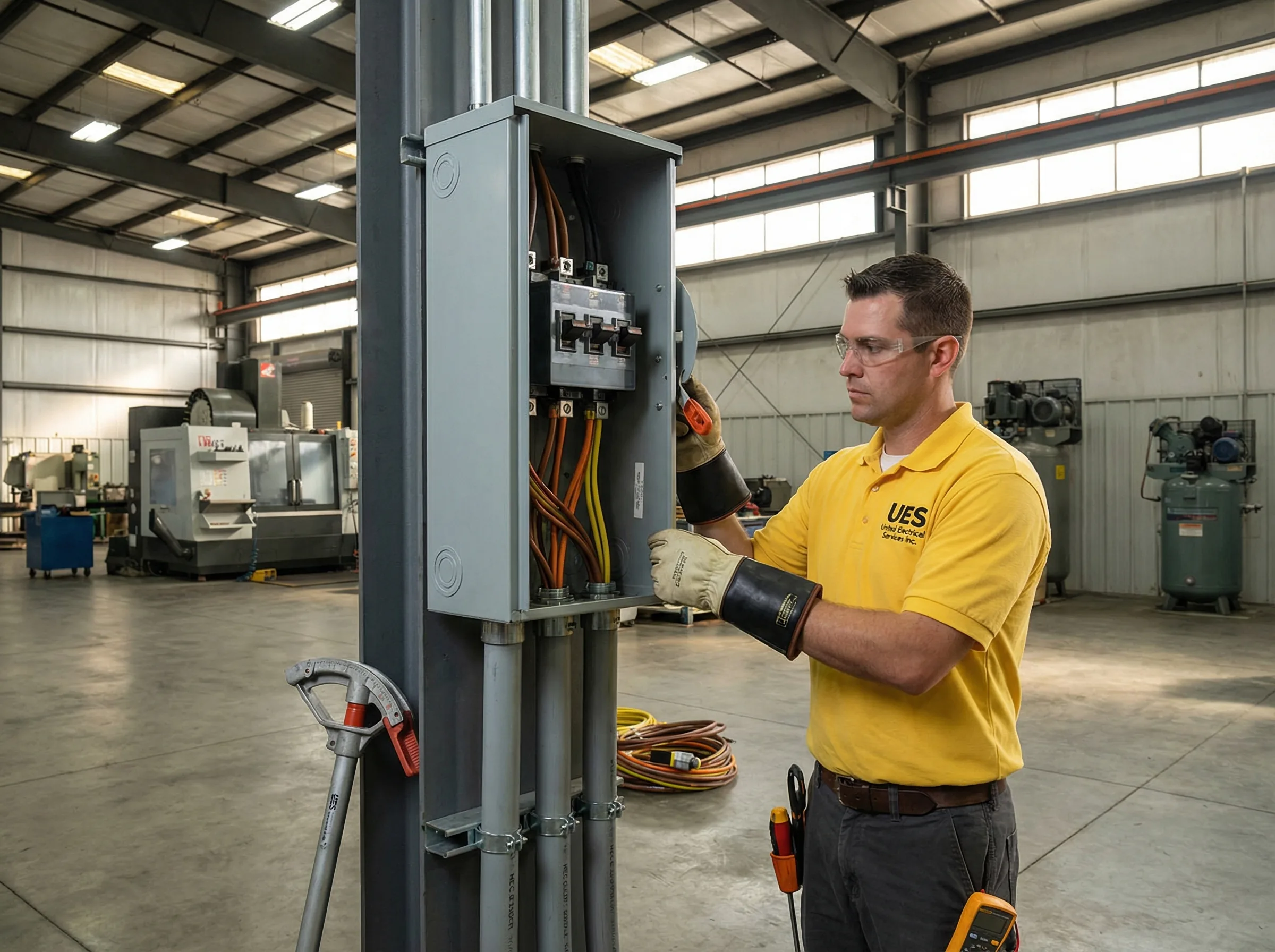 Commercial Electrician detail in Reno, Nevada