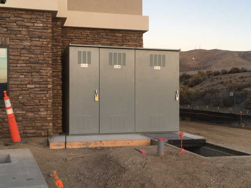 United Electrical Services Inc. commercial electrical project in Reno, Nevada